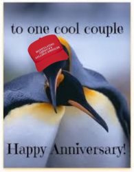 MAGA penguin anniversary Meme Template