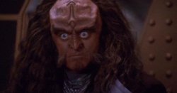 Gowron Crazy Eyes. Meme Template