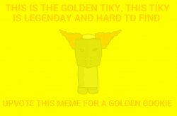 Golden Tiky Meme Template