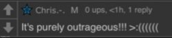 Its purely outrageous!!! >:((((((( Meme Template