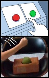 smash green button Meme Template
