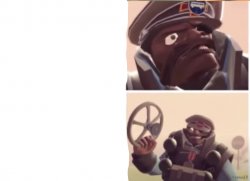 Demoman Meme Template