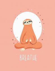 Anime sloth breathe Meme Template