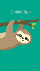 Anime sloth keep moving forward Meme Template