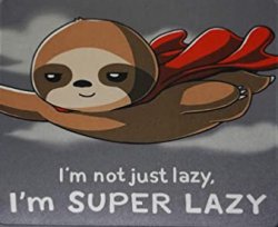Anime sloth lazy Meme Template