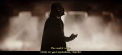 Be Careful not to CHOKE on you aspirations, Director Meme Template