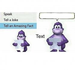 Tell An Amazing Fact Meme Template