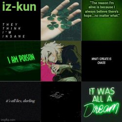 iz-kun's nagito temp (thank u sayori_senpai ;v;) Meme Template