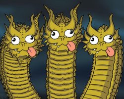 Three dragons Meme Template