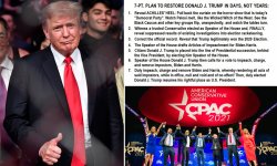 7 point plan to restore Donald Trump Meme Template