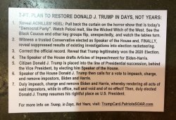 7 point plan to restore Donald Trump Meme Template