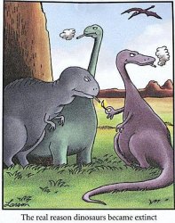 The real reason dinosaurs went extinct Meme Template