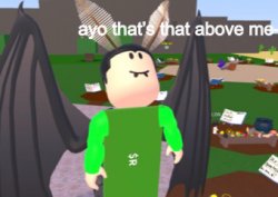 Crls but Bobux Man “ayo what’s that above me-” Meme Template