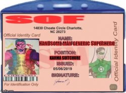 Half SOFT ID CARD Meme Template