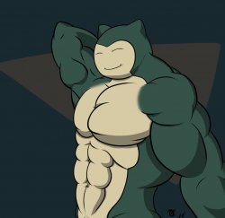 Buff Snorlax Warning Meme Template