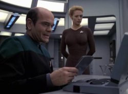 Seven of Nine and the Doctor. Star Trek: Voyager. Meme Template