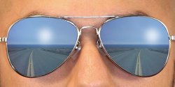 Man Mirrored Sunglasses Meme Template