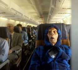 Airline passenger corpse funny Meme Template