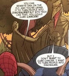Dinosaur cancer cure Meme Template