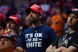 Trump supporter it’s okay to be white Meme Template