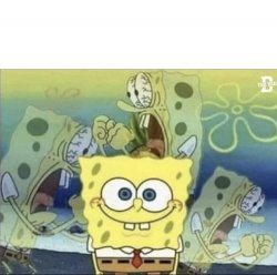 Sponge Bob Scream Meme Template