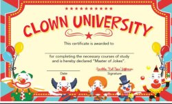 Clown University Meme Template