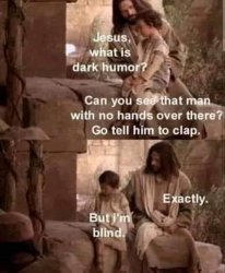 Jesus dark humor Meme Template