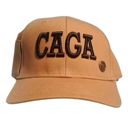 CAGA Hat Trans Light brown Meme Template