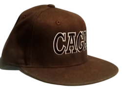 CAGA Hat Side Dark Brown Meme Template
