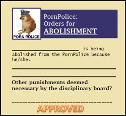 PornPolice Abolishment Meme Template