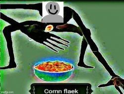 Mr. Moon cornn flaek Meme Template