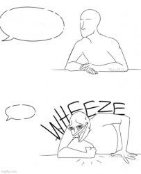 Wheeze blank Meme Template