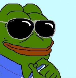 Swag Pepe Meme Template