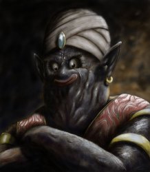 Realistic Mr.Popo Meme Template