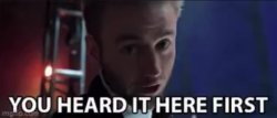 You heard it here first Meme Template