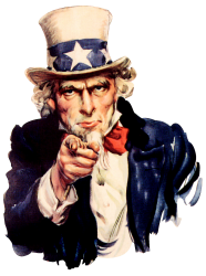 Uncle Sam (Pointing Finger) Meme Template