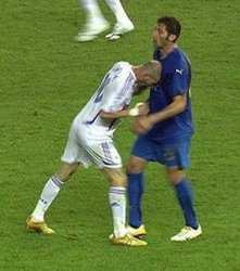 Zidane materazzi Meme Template