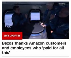 Bezos space Meme Template