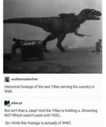 Historical T-Rex Meme Template