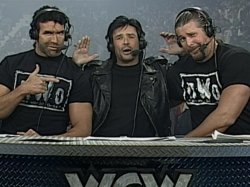 WCW nWo announce table Meme Template