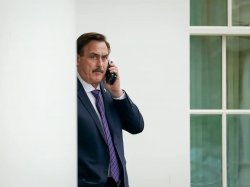 Mike Lindell Serious Meme Template