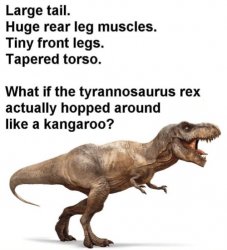 T Rex Kangaroo Meme Template