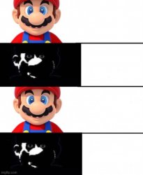 Mario light side dark side 4 panel Meme Template