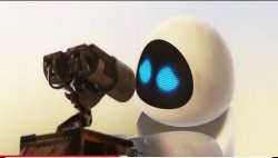 Wall e and Eve crying Meme Template
