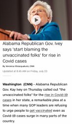 Alabama Republican Governor antivaxxers Meme Template