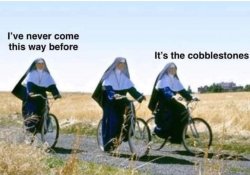 Nuns on bicycles Meme Template