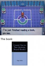 Pokémon Elite Four Lucian's book Meme Template