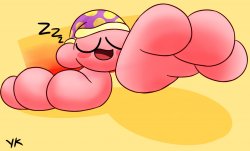 Sleepwalking Kirby Meme Template
