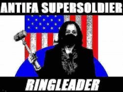 Kamala Harris ANTIFA Supersoldier ringleader deep-fried 3 Meme Template