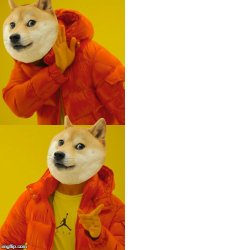Doge Drake Meme Template